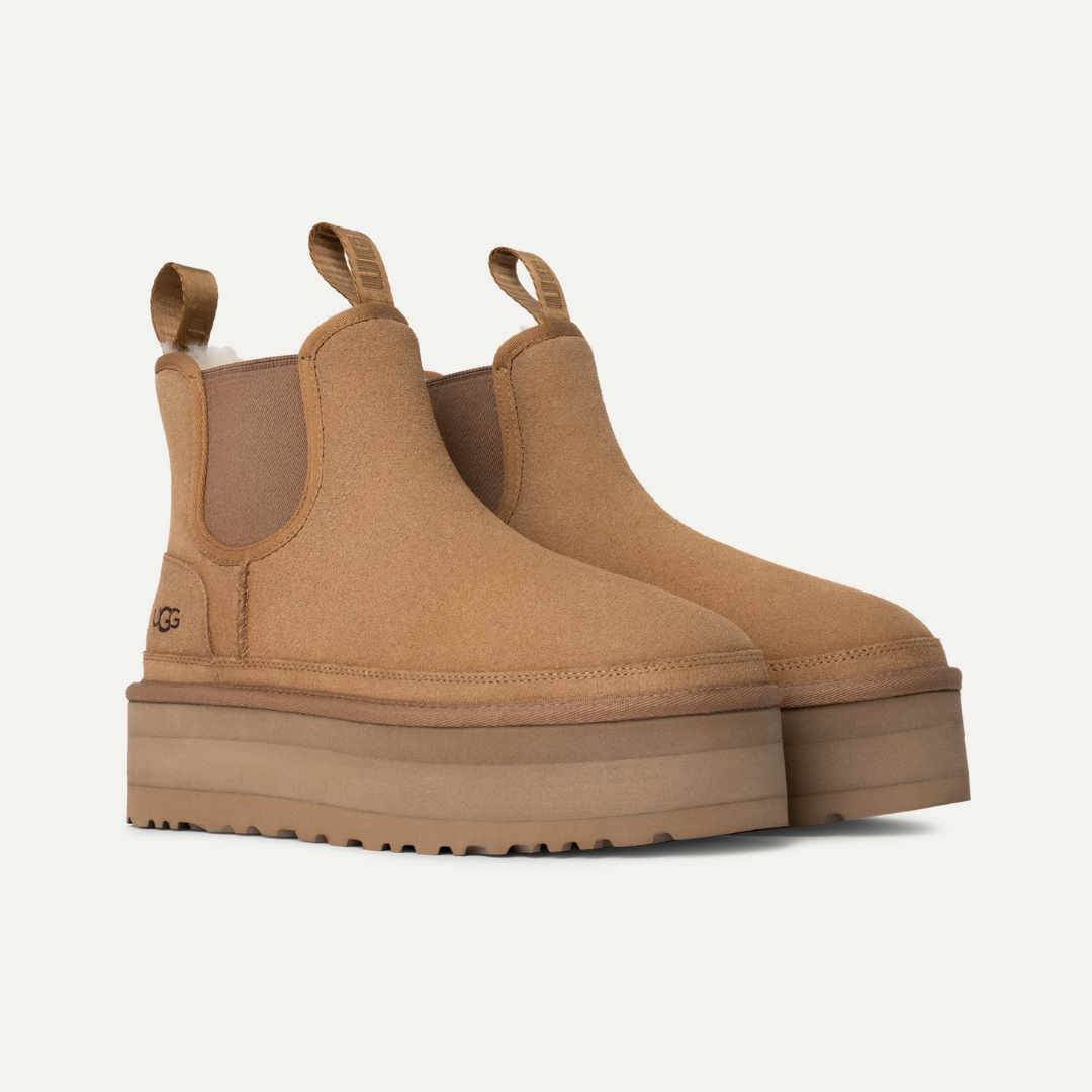 UGG Neumel Platform Chelsea Boot Chestnut