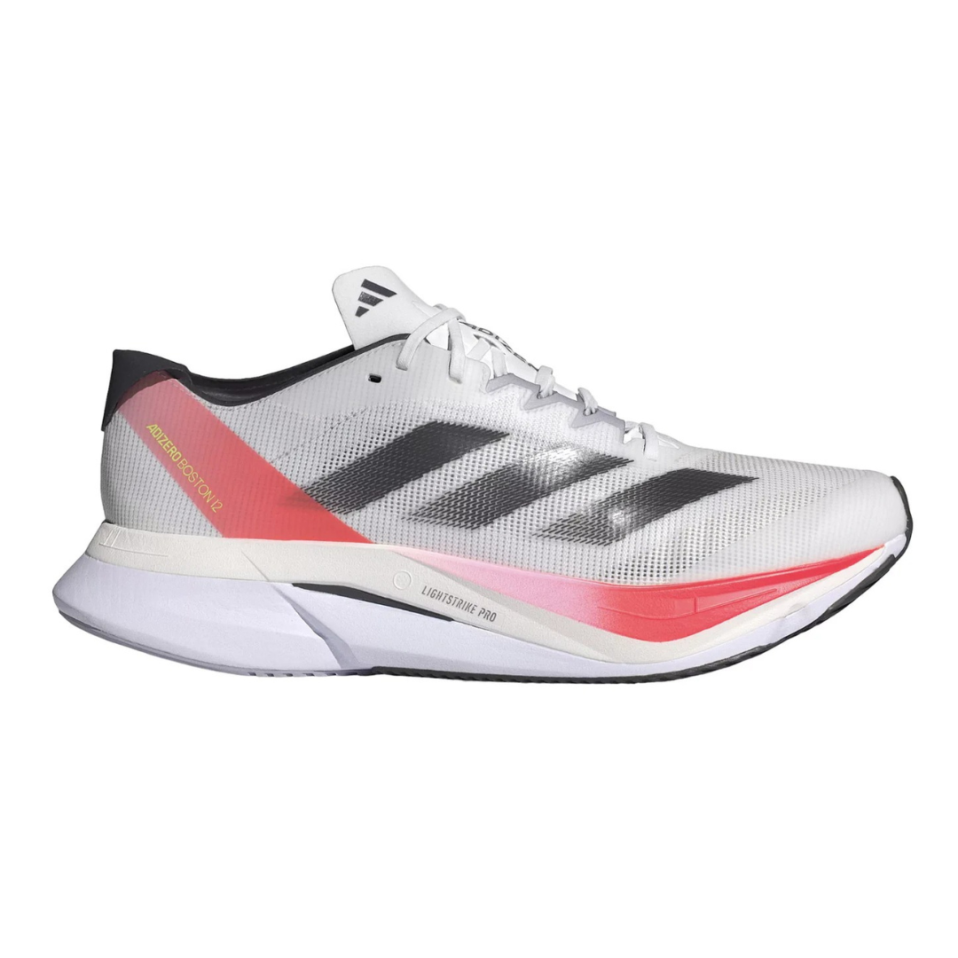 adidas Adizero Boston 12 'White Aurora Solar Red'